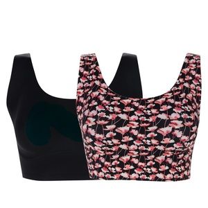 Rhonda Shear 2-pack infinity edge body bra